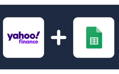 Yahoo Finance aktiepriser i Google Sheets